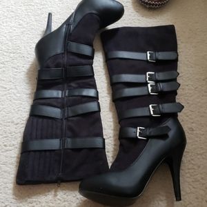 Black Spirit Costume Heels Size 9